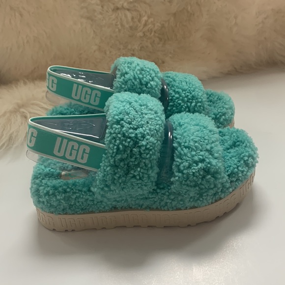 UGG Fluffita Tide Pool Aqua NIB - Picture 5 of 7
